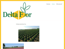Tablet Screenshot of delta-flor.nl